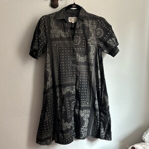 Current Elliott bandana trapeze dress